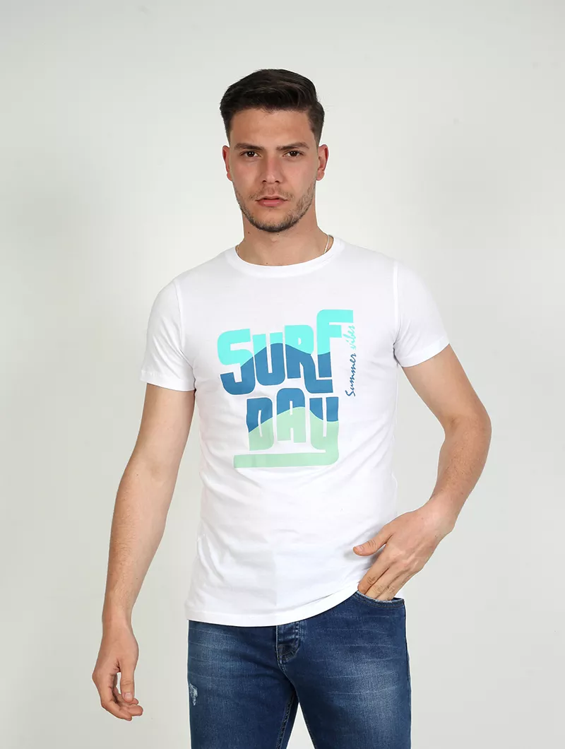 Tee Shirt imprimé SURF DAY